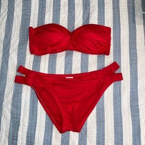 Red bikini